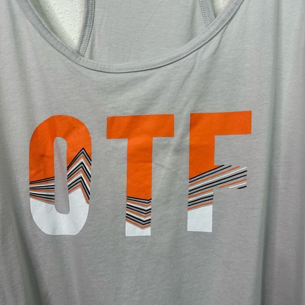 Orange Theory OTF Logo Gray Racerback Cotton Tank Top Women's Size‎ XXL - Picture 4 of 13